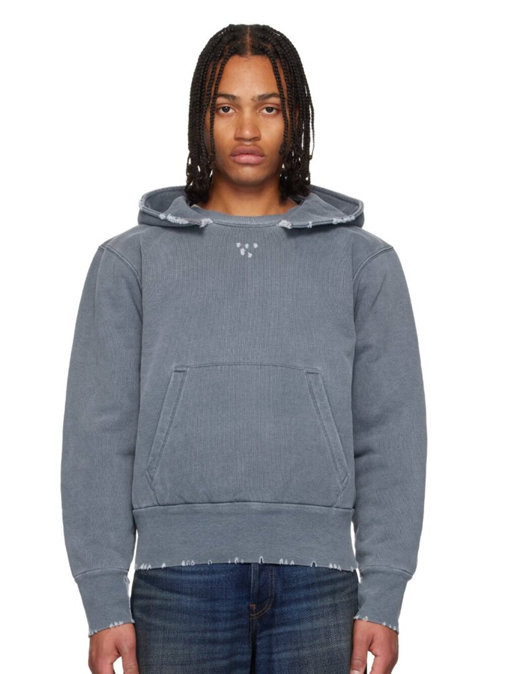 Our Legacy — Blue Relic Hoodie — Medium / IT50